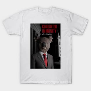 Koalafied Immunity: Legal Thriller Book Cover Parody T-Shirt